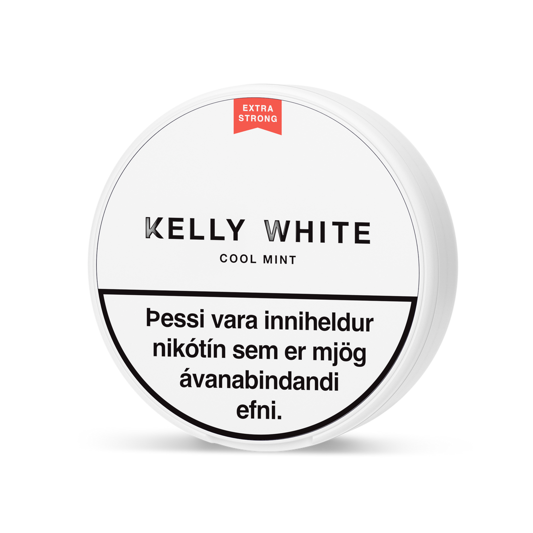 Kelly White Cool Mint Extra Strong 20mg/G - 12mg/púði