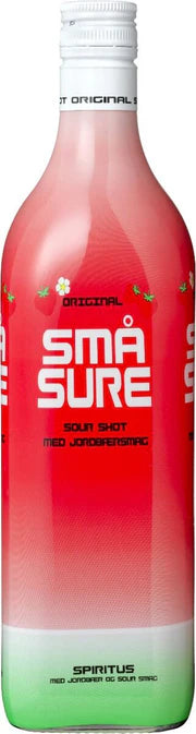Små Sure Jordbær 500ml Plast